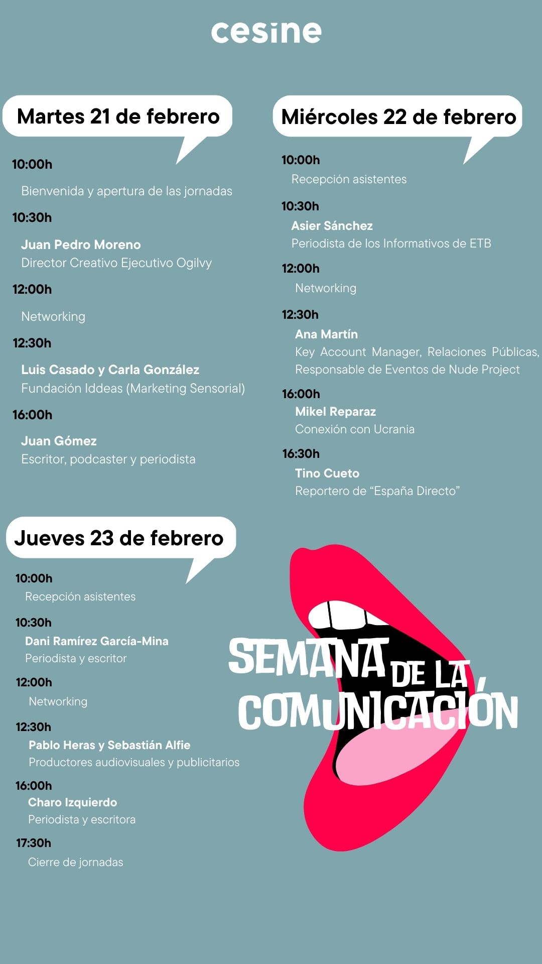 programa semana de la comunicacion